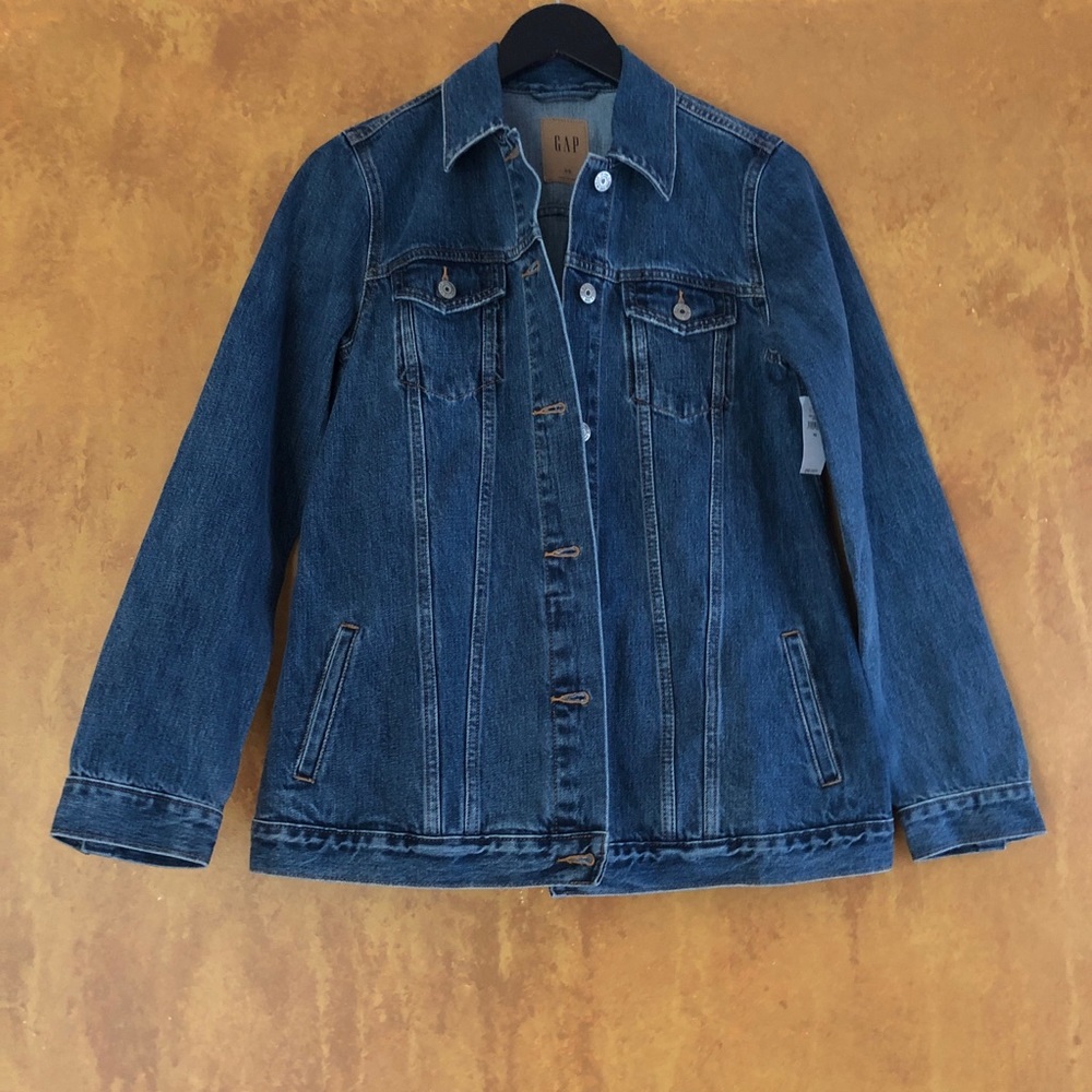 Gap Maternity Jean Jacket NWT XS